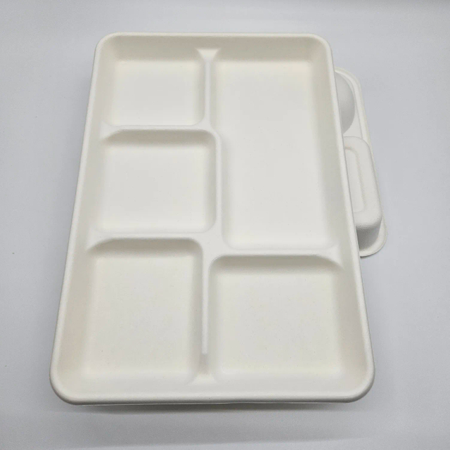 큰 크기 5칸 직사각형 플레이트