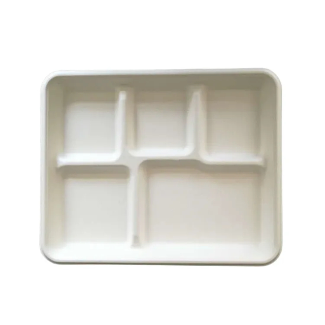 จานสี่เหลี่ยม 5 ช่องเล็ก